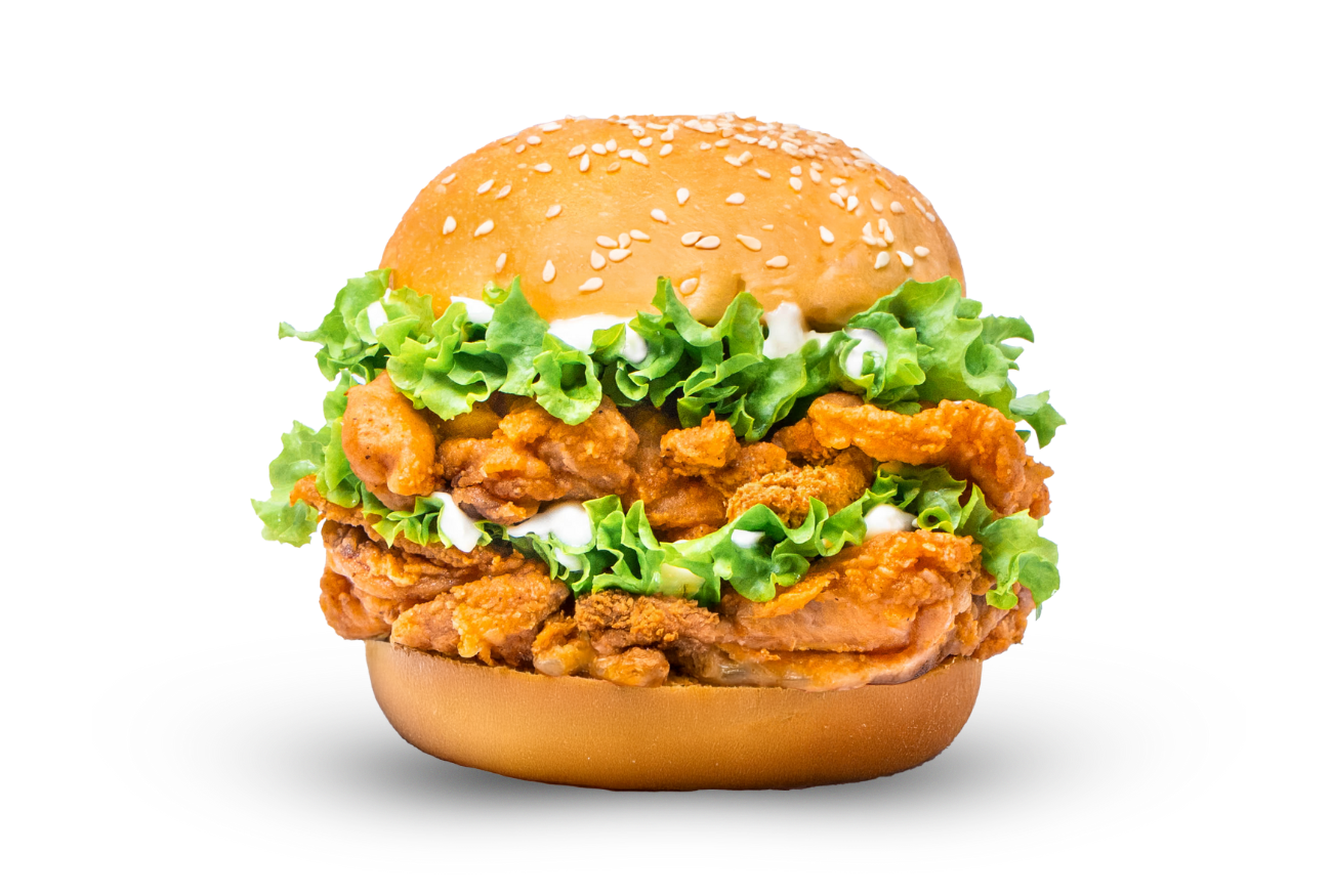 DOUBLE CHICKEN BURGER